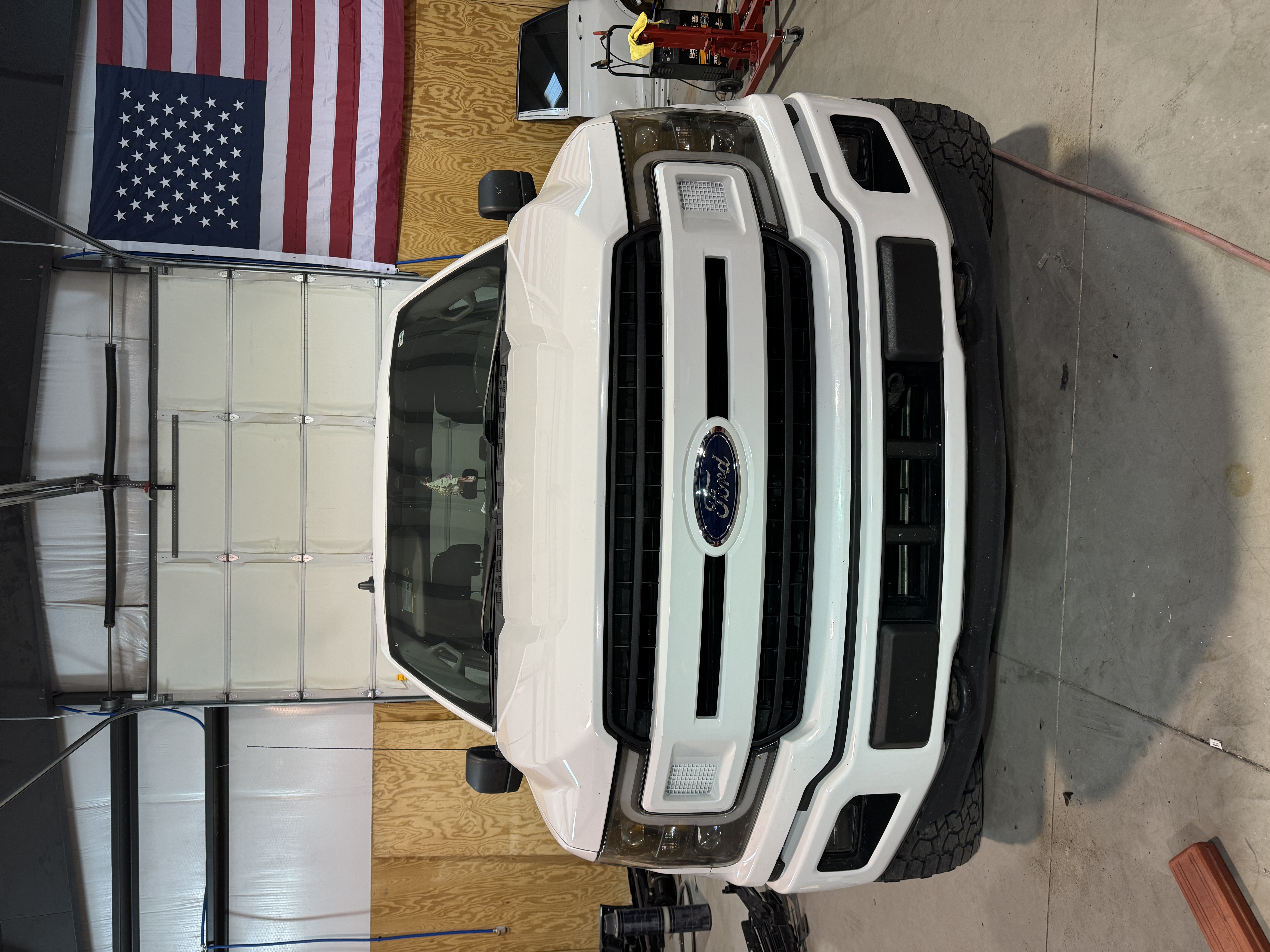 Freshly resprayed and polished panels after paint work